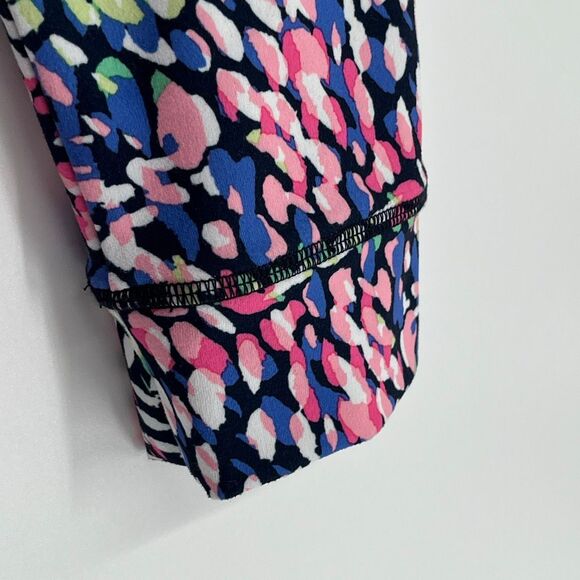 T BY TALBOTS On The Move Pullover Quarter Zip M Multicolor Athleisure UPF 50+ - Picture 14 of 15